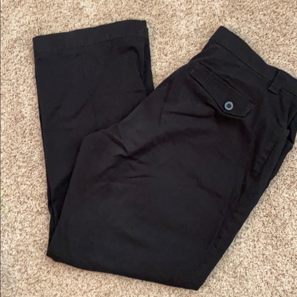 Lee Comfort Waist Black Straight Leg Pants